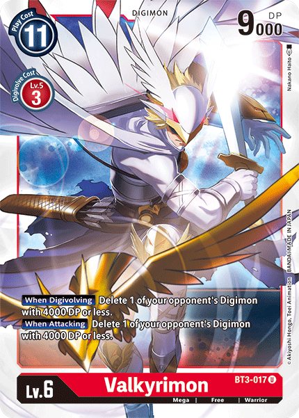 Valkyrimon [BT3-017] [Release Special Booster Ver.1.5] | Anubis Games and Hobby