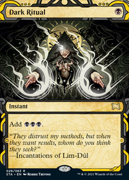 Dark Ritual (Foil Etched) [Strixhaven: School of Mages Mystical Archive] | Anubis Games and Hobby