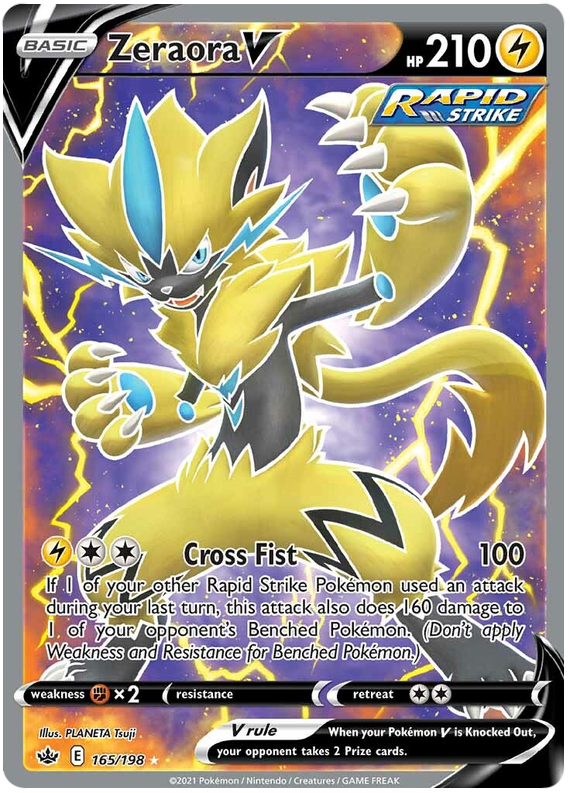 Zeraora V (165/198) [Sword & Shield: Chilling Reign] | Anubis Games and Hobby