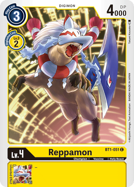 Reppamon [BT1-051] [Release Special Booster Ver.1.0] | Anubis Games and Hobby