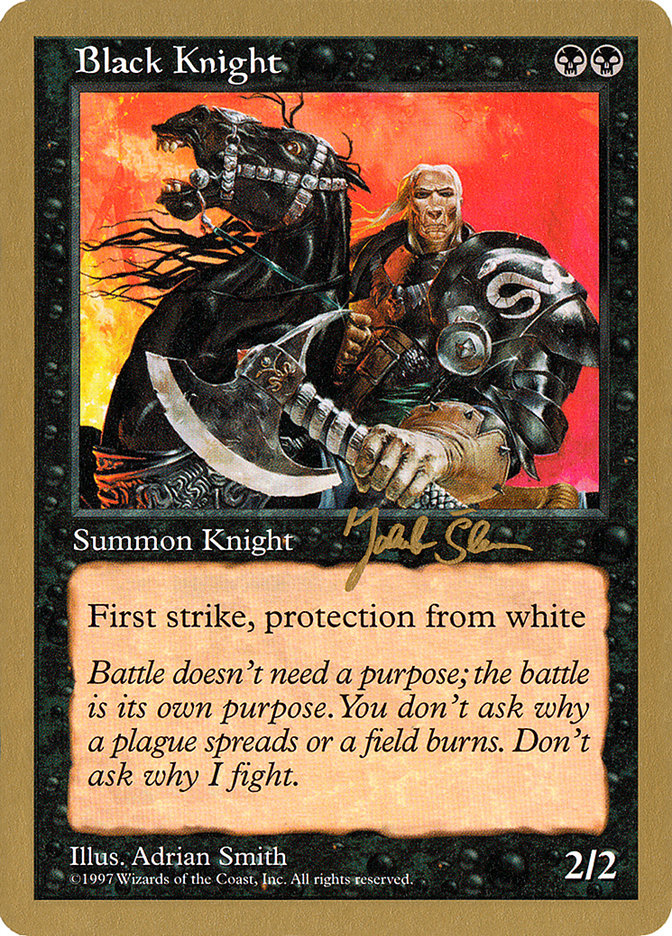 Black Knight (Jakub Slemr) [World Championship Decks 1997] | Anubis Games and Hobby