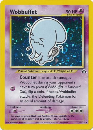 Wobbuffet (16/75) [Neo Discovery Unlimited] | Anubis Games and Hobby