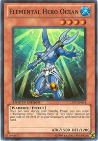 Elemental HERO Ocean [2010 Collectors Tins] [CT07-EN018] | Anubis Games and Hobby