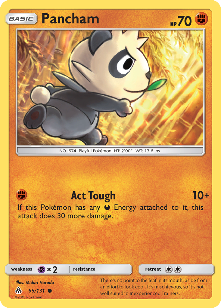 Pancham (65/131) [Sun & Moon: Forbidden Light] | Anubis Games and Hobby