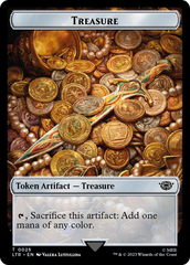 Treasure // Food (0023) Double-Sided Token (Surge Foil) [The Lord of the Rings: Tales of Middle-Earth Tokens] | Anubis Games and Hobby