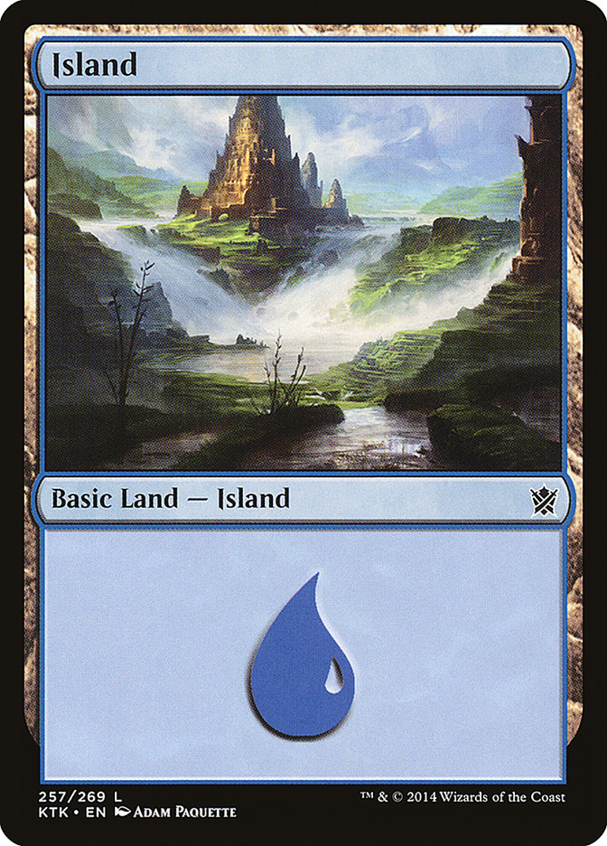 Island (257) [Khans of Tarkir] | Anubis Games and Hobby