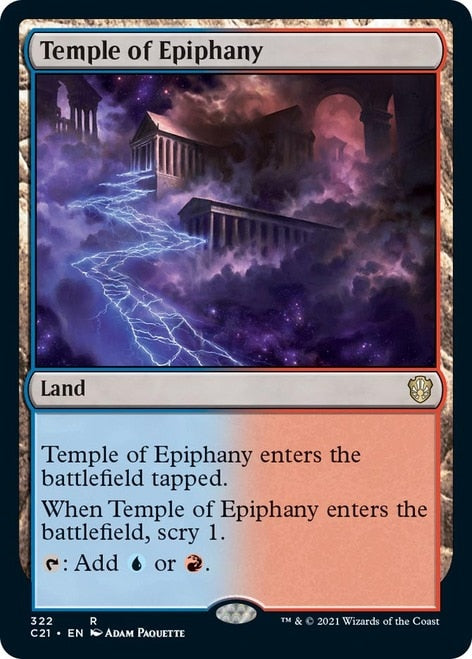 Temple of Epiphany [Commander 2021] | Anubis Games and Hobby