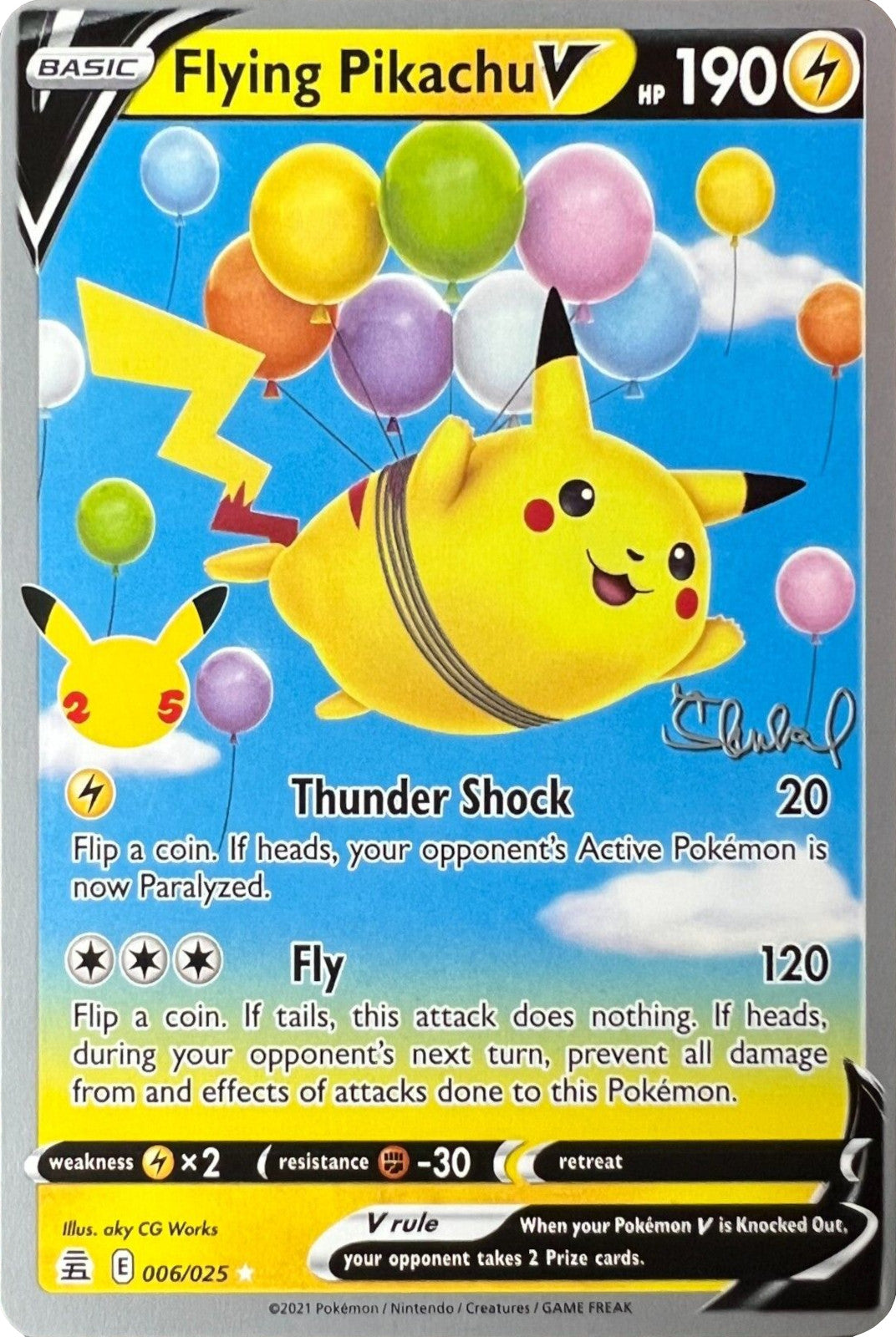 Flying Pikachu V (006/025) (ADP - Ondrej Skubal) [World Championships 2022] | Anubis Games and Hobby