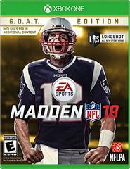 Madden NFL 18 GOAT Edition - Xbox One | Anubis Games and Hobby