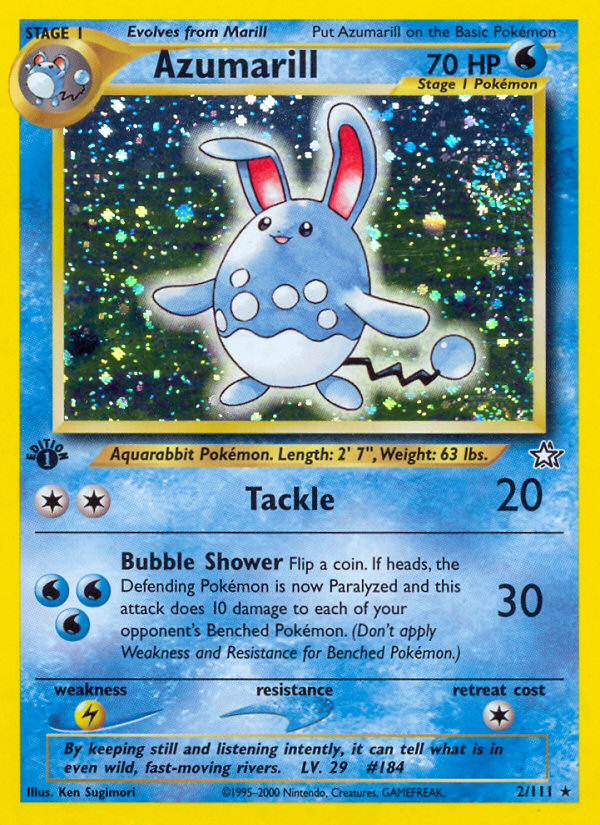 Azumarill (2/111) [Neo Genesis 1st Edition] | Anubis Games and Hobby