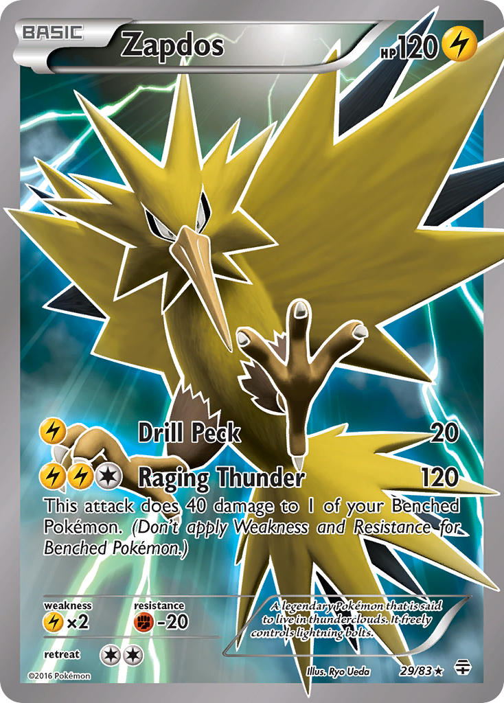 Zapdos (29/83) [XY: Generations] | Anubis Games and Hobby