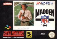 Madden NFL '94 - PAL Super Nintendo | Anubis Games and Hobby