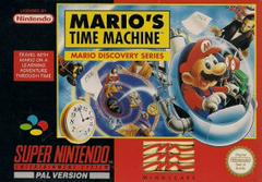 Mario's Time Machine - PAL Super Nintendo | Anubis Games and Hobby
