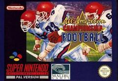 All-American Championship Football - PAL Super Nintendo | Anubis Games and Hobby