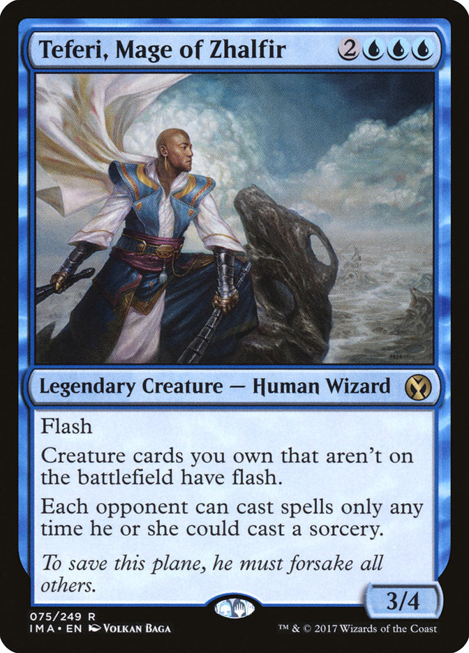 Teferi, Mage of Zhalfir [Iconic Masters] | Anubis Games and Hobby