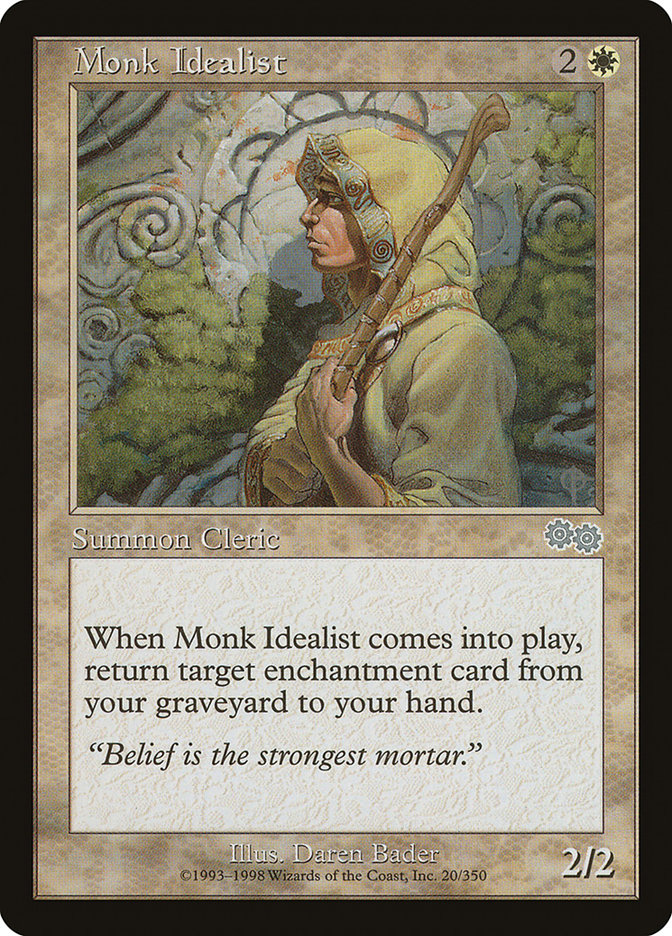 Monk Idealist [Urza's Saga] | Anubis Games and Hobby