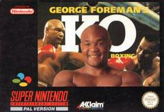 George Foreman's KO Boxing - PAL Super Nintendo | Anubis Games and Hobby