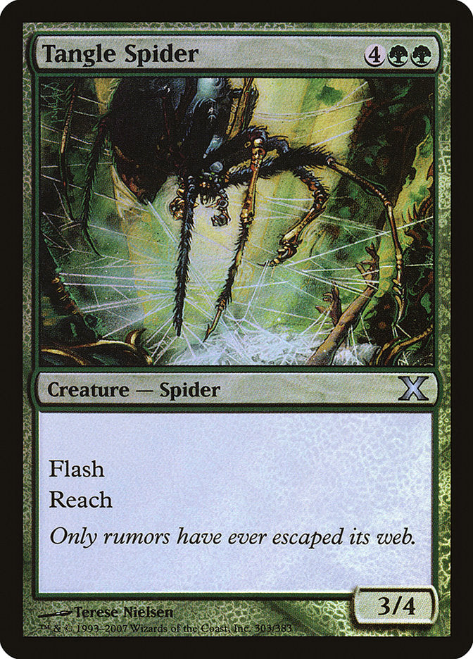 Tangle Spider (Premium Foil) [Tenth Edition] | Anubis Games and Hobby