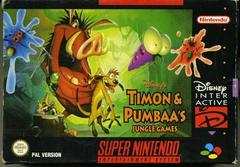 Timon and Pumbaa Jungle Games - PAL Super Nintendo | Anubis Games and Hobby