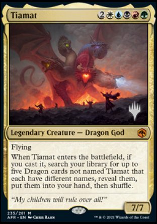 Tiamat (Promo Pack) [Dungeons & Dragons: Adventures in the Forgotten Realms Promos] | Anubis Games and Hobby