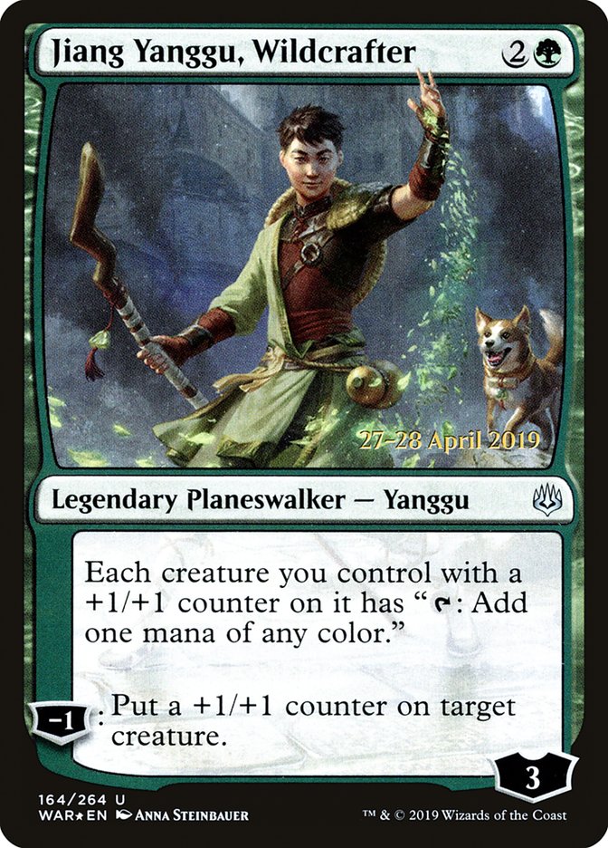 Jiang Yanggu, Wildcrafter [War of the Spark Prerelease Promos] | Anubis Games and Hobby