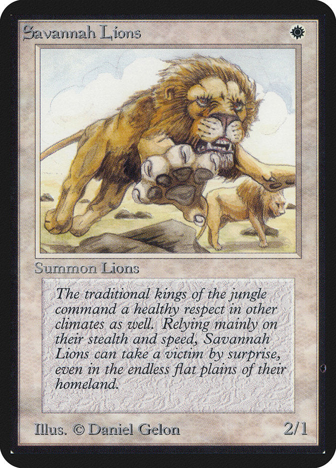 Savannah Lions [Alpha Edition] | Anubis Games and Hobby