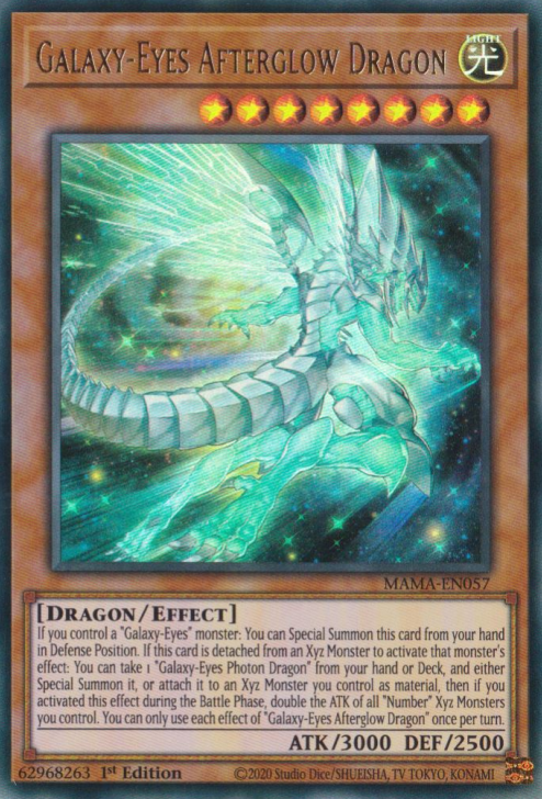 Galaxy-Eyes Afterglow Dragon [MAMA-EN057] Ultra Rare | Anubis Games and Hobby