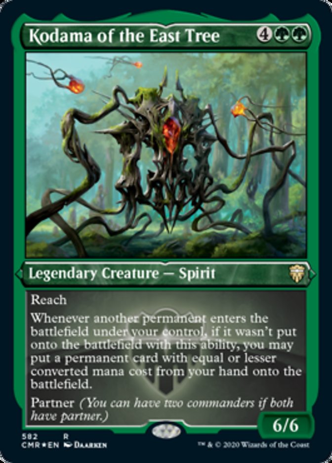 Kodama of the East Tree (Etched) [Commander Legends] | Anubis Games and Hobby