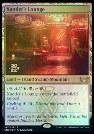 Xander's Lounge [Streets of New Capenna Prerelease Promos] | Anubis Games and Hobby