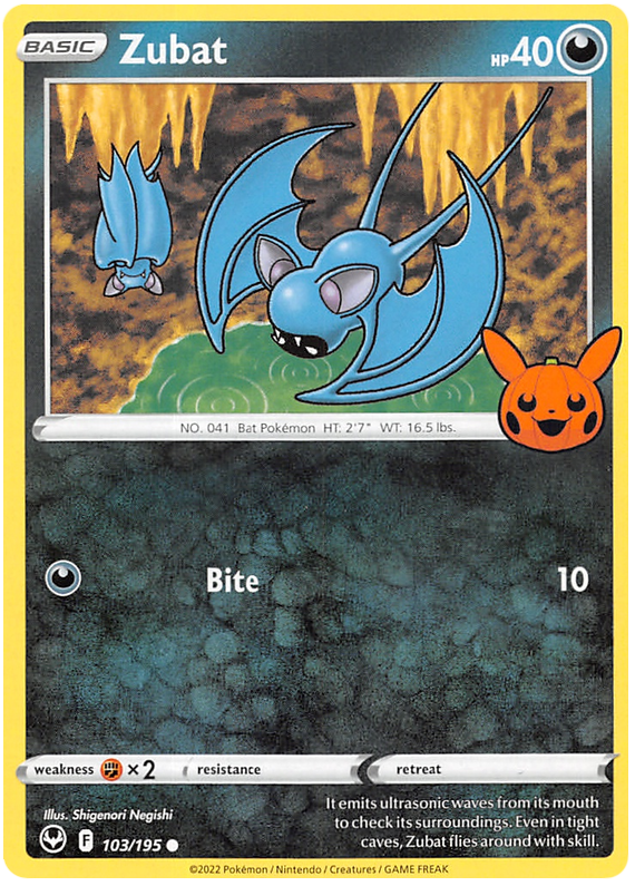 Zubat (103/195) [Trick or Trade 2023] | Anubis Games and Hobby