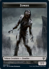 Zombie // Spirit Double-Sided Token [Commander 2021 Tokens] | Anubis Games and Hobby