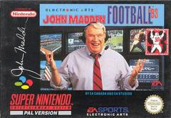 John Madden Football '93 - PAL Super Nintendo | Anubis Games and Hobby