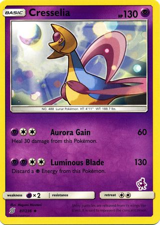 Cresselia (87/236) (Mewtwo Deck) [Battle Academy 2020] | Anubis Games and Hobby