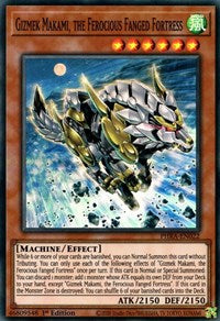 Gizmek Makami, the Ferocious Fanged Fortress [PHRA-EN022] Super Rare | Anubis Games and Hobby