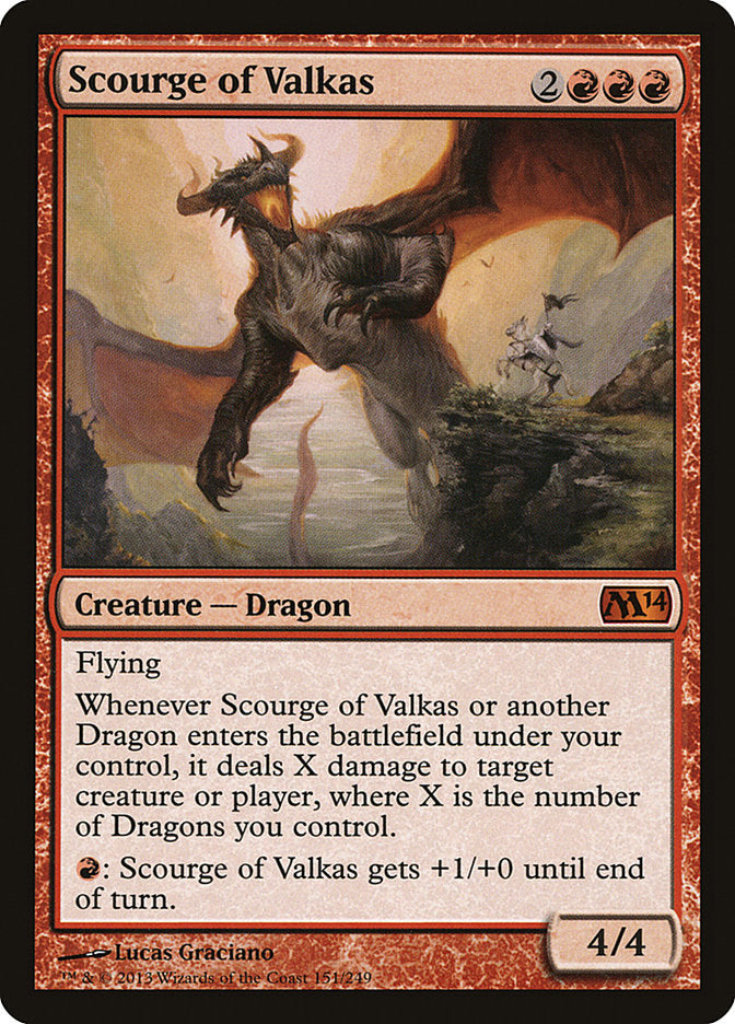 Scourge of Valkas [Magic 2014] | Anubis Games and Hobby