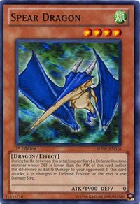 Spear Dragon [Structure Deck: Dragunity Legion] [SDDL-EN016] | Anubis Games and Hobby