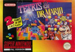 Tetris and Dr. Mario - PAL Super Nintendo | Anubis Games and Hobby