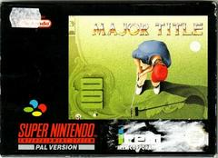 Major Title - PAL Super Nintendo | Anubis Games and Hobby