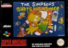 The Simpsons Bart's Nightmare - PAL Super Nintendo | Anubis Games and Hobby
