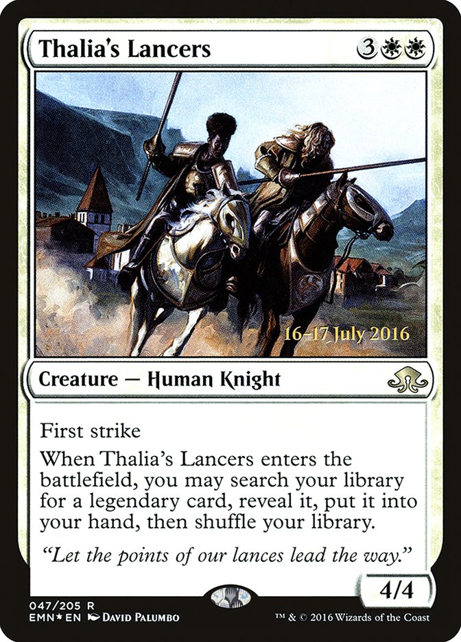 Thalia's Lancers [Eldritch Moon Prerelease Promos] | Anubis Games and Hobby