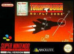 Turn and Burn No Fly Zone - PAL Super Nintendo | Anubis Games and Hobby