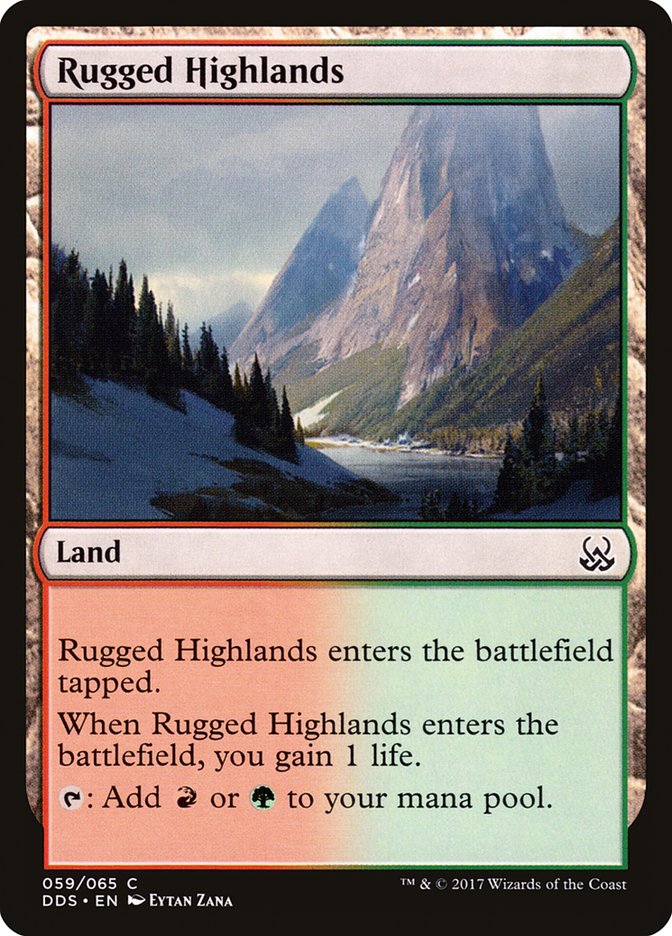 Rugged Highlands [Duel Decks: Mind vs. Might] | Anubis Games and Hobby