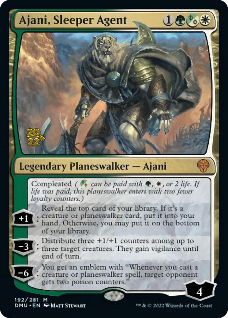 Ajani, Sleeper Agent [Dominaria United Prerelease Promos] | Anubis Games and Hobby