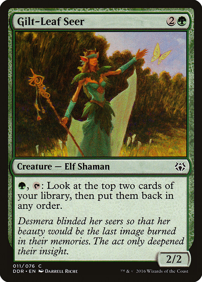 Gilt-Leaf Seer [Duel Decks: Nissa vs. Ob Nixilis] | Anubis Games and Hobby