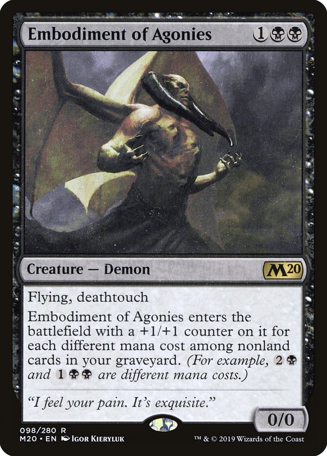 Embodiment of Agonies [Core Set 2020] | Anubis Games and Hobby