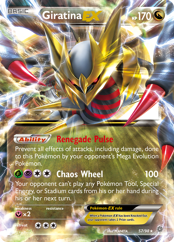 Giratina EX (57/98) [XY: Ancient Origins] | Anubis Games and Hobby