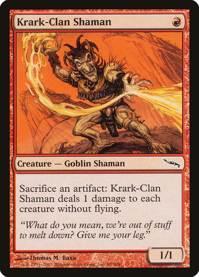 Krark-Clan Shaman [Mirrodin] | Anubis Games and Hobby