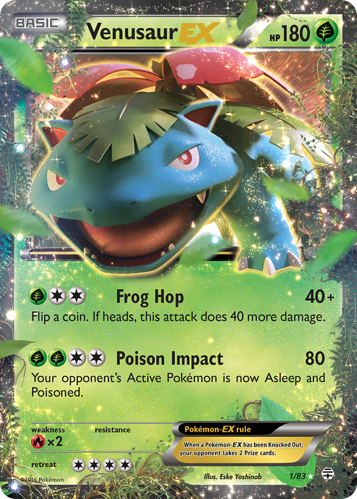 Venusaur EX (1/83) [XY: Generations] | Anubis Games and Hobby