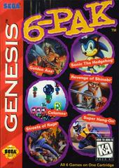 6-Pak [Cardboard Box] - Sega Genesis | Anubis Games and Hobby