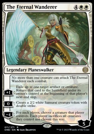 The Eternal Wanderer (Promo Pack) [Phyrexia: All Will Be One Promos] | Anubis Games and Hobby